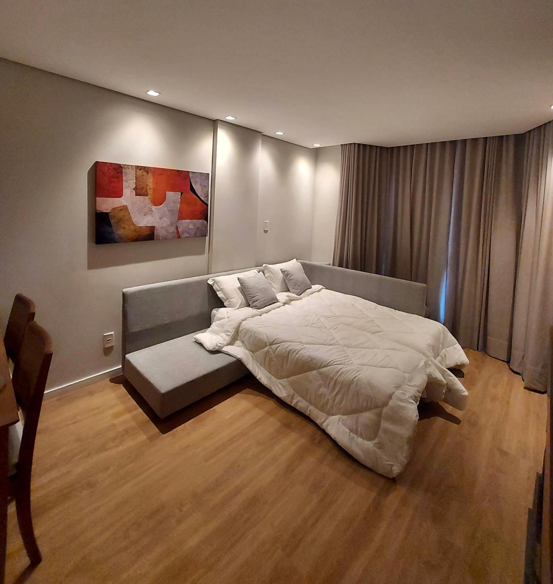 Lindo Flat No Serra Class Com Piscina E Sauna
