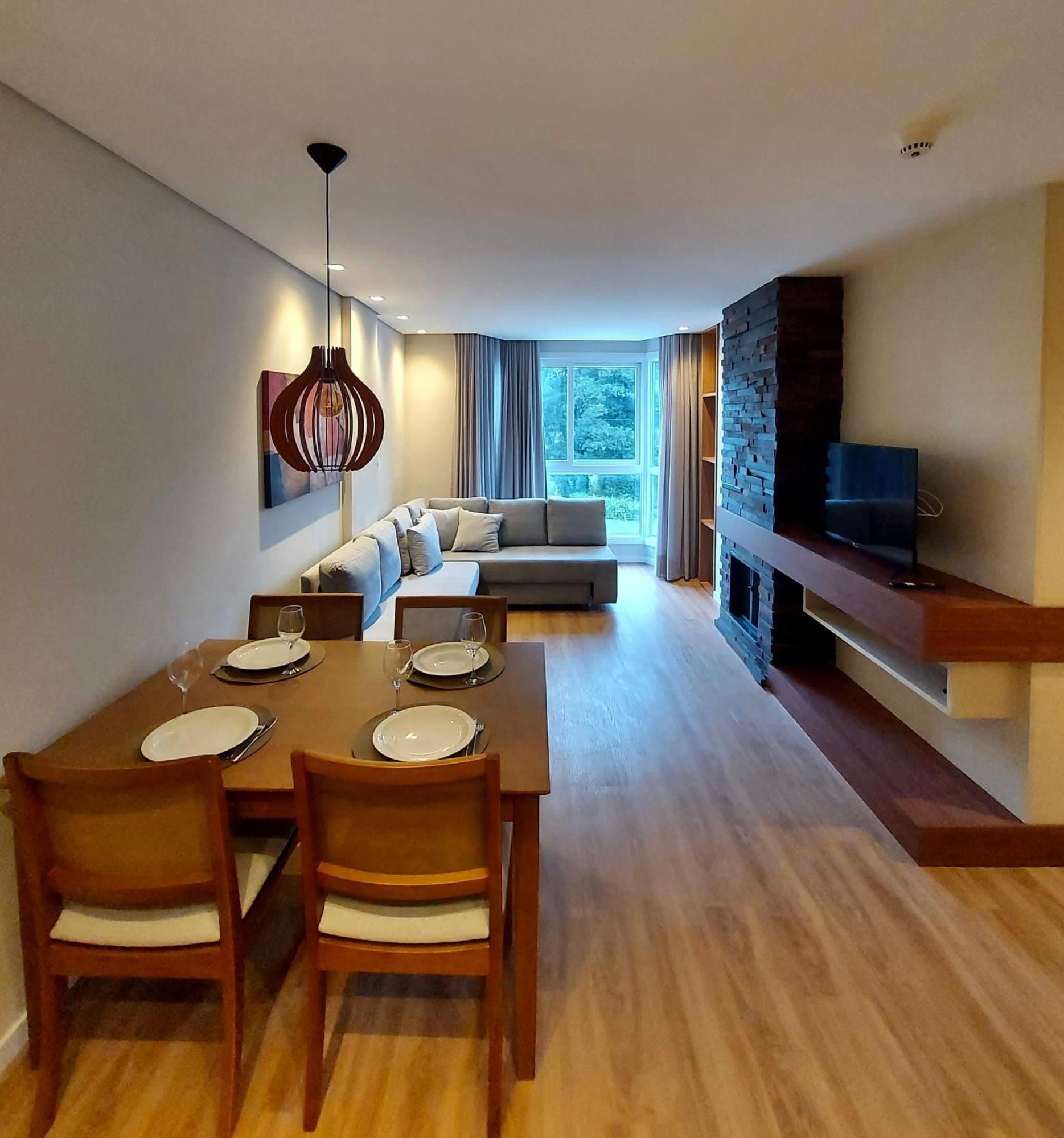 Lindo Flat No Serra Class Com Piscina E Sauna Canela